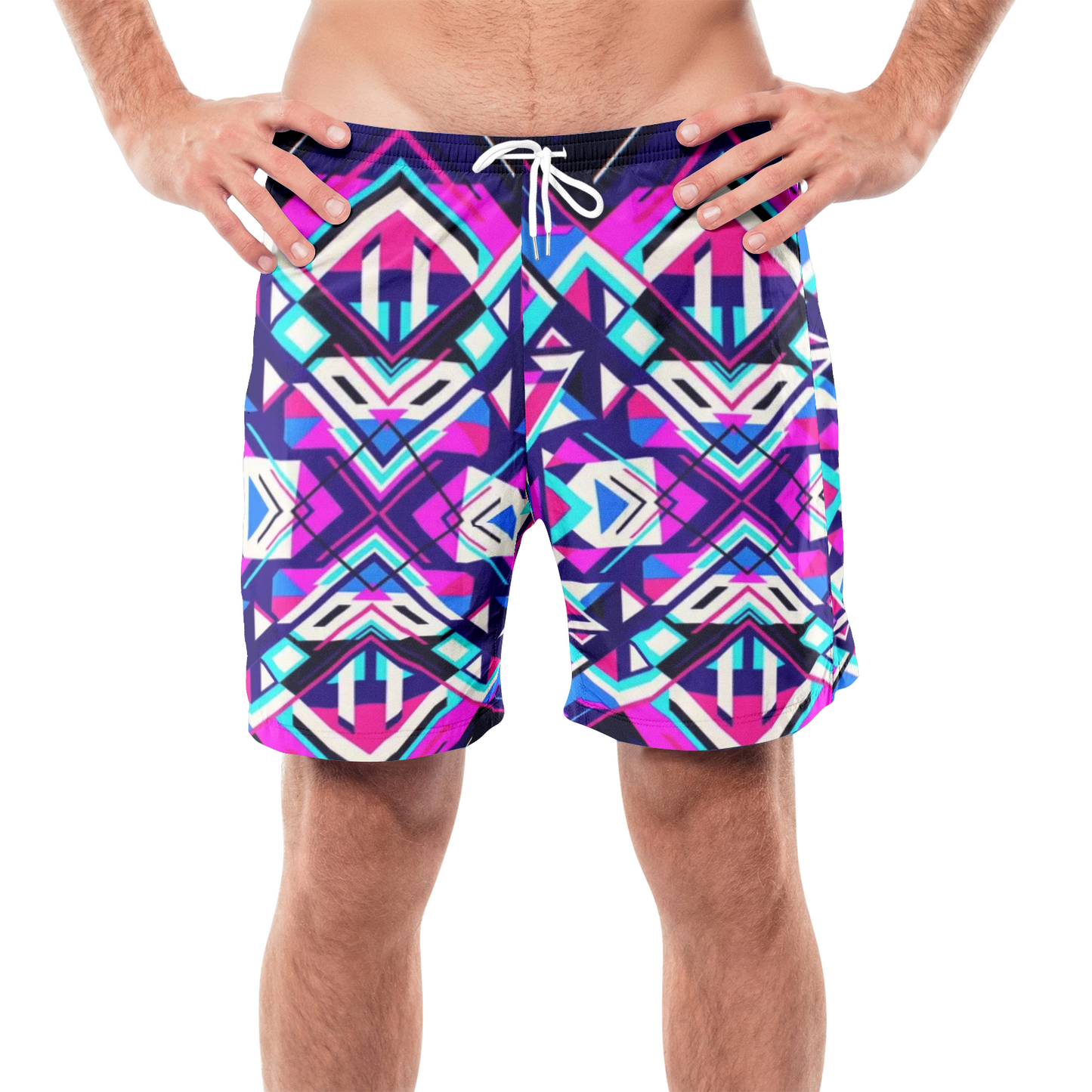 Aztec Pink Beach Shorts