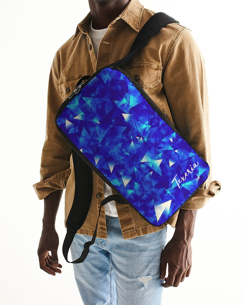 Crystal Blue Slim Tech Backpack