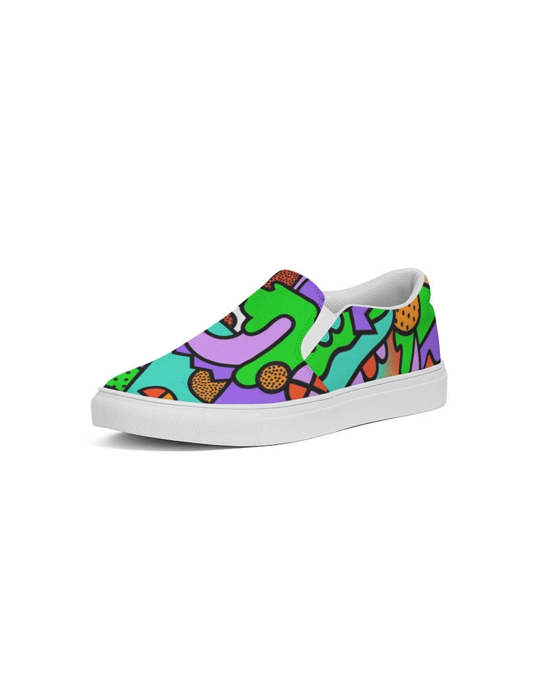 abstract Men's Slip-On Canvas Shoe