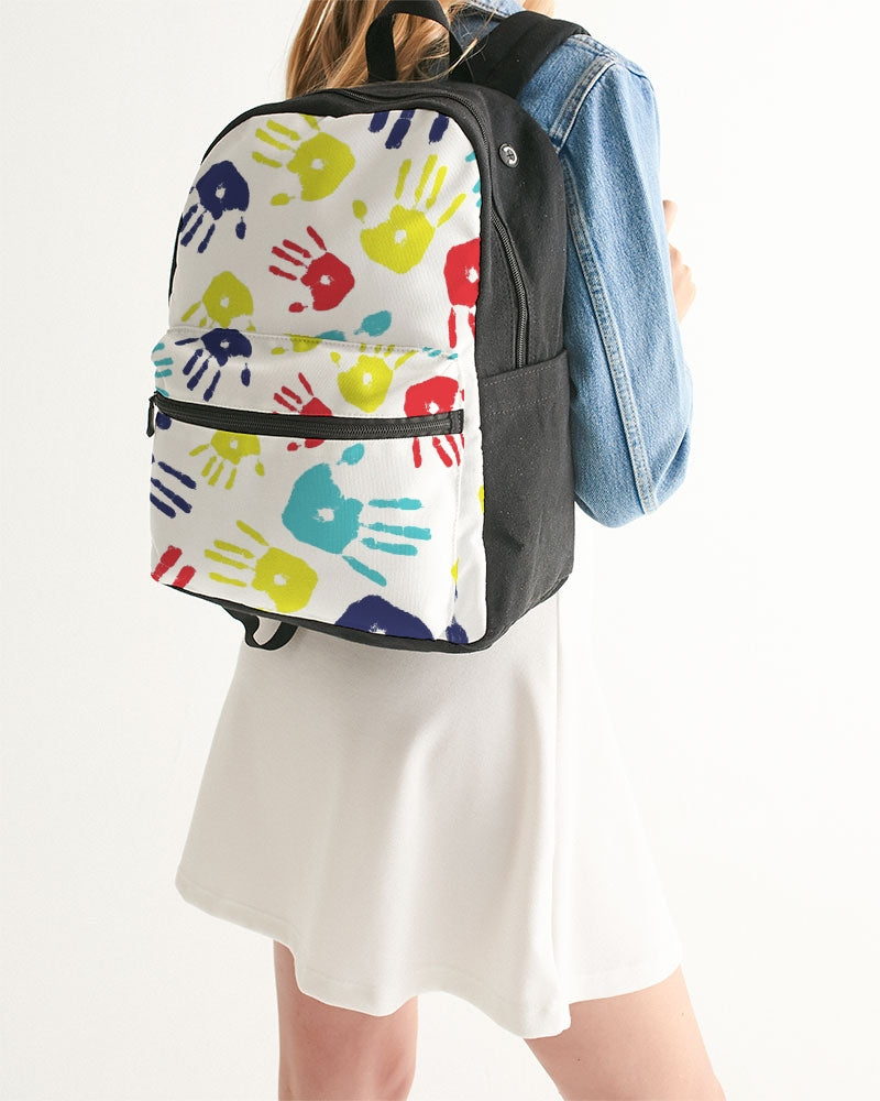 Autism Awareness Small Canvas Backpack