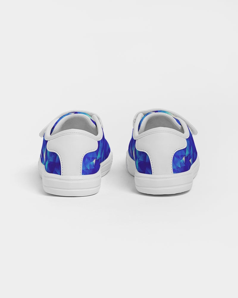 Crystal Blue Kids Velcro Sneaker