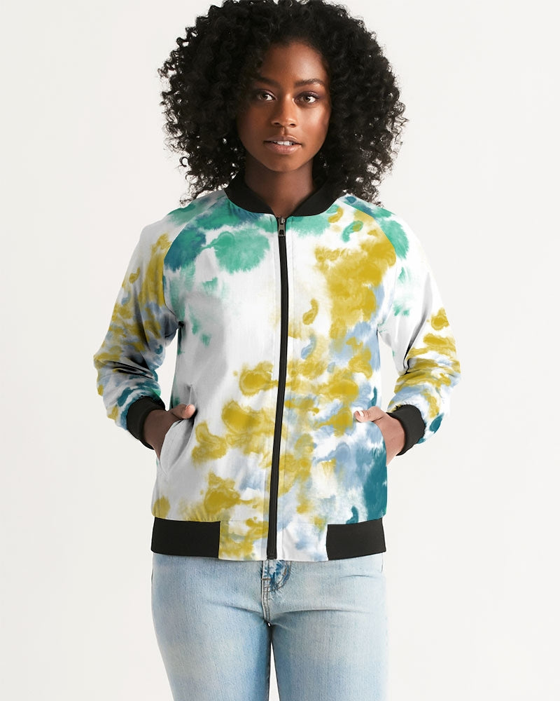 Watercolor Women's Bomber Jacket
