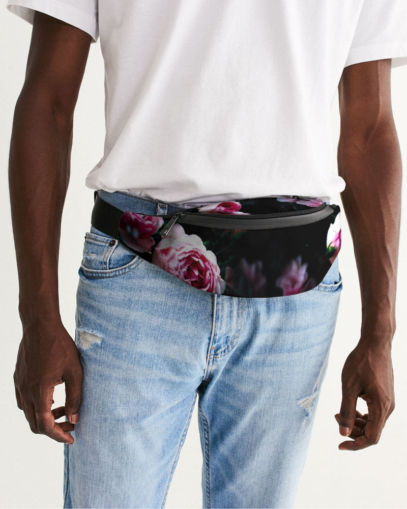 Dark Floral Crossbody Sling Bag
