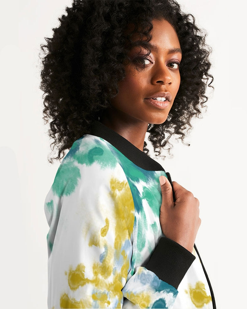 Watercolor Women's Bomber Jacket