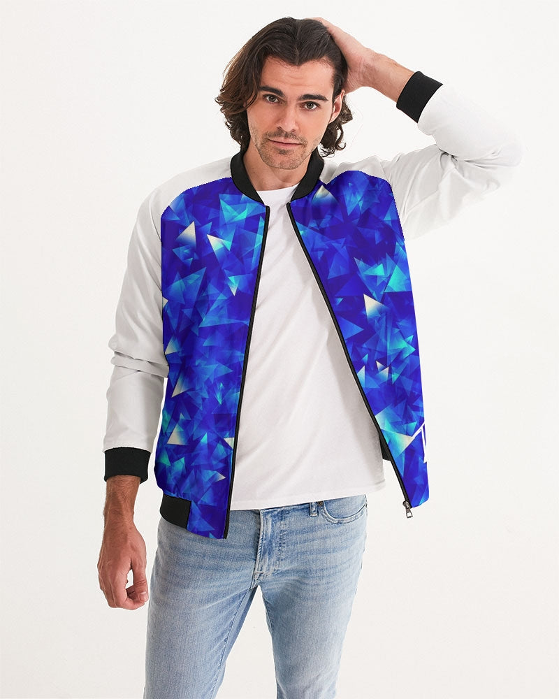 Crystal Blue Men's Bomber Jacket