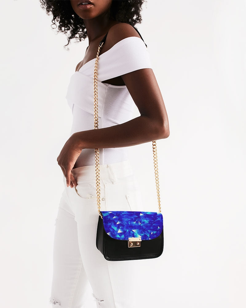 Crystal Blue Small Shoulder Bag