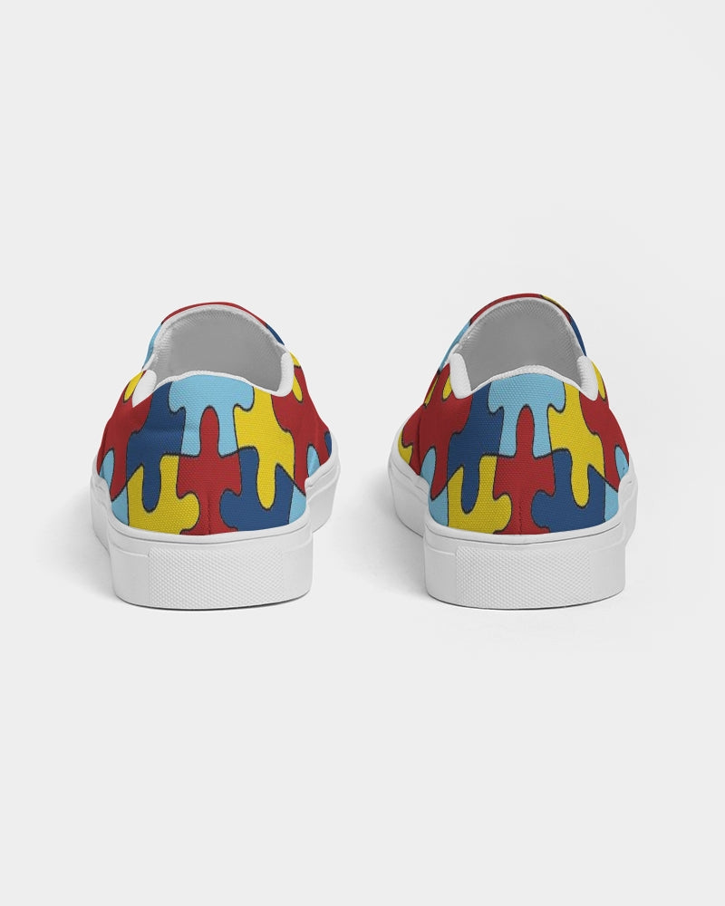 Autism Awareness FC4 Women's Slip-On Canvas Shoe