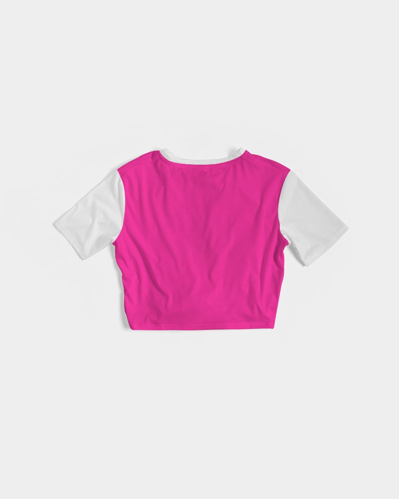 Azalea Women's Twist-Front Cropped Tee