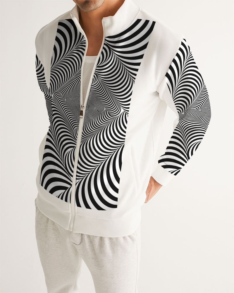 Optical illusion Men's Track Jacket