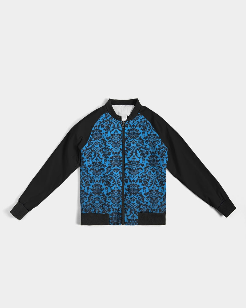 chandelier blue Women's Bomber Jacket
