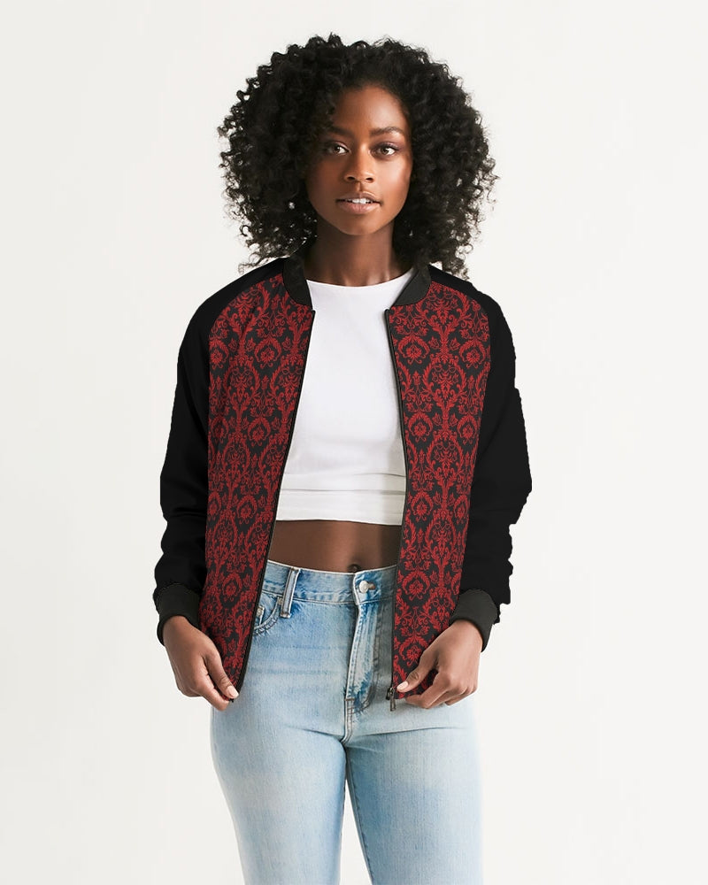 Chandelier Red Women's Bomber Jacket