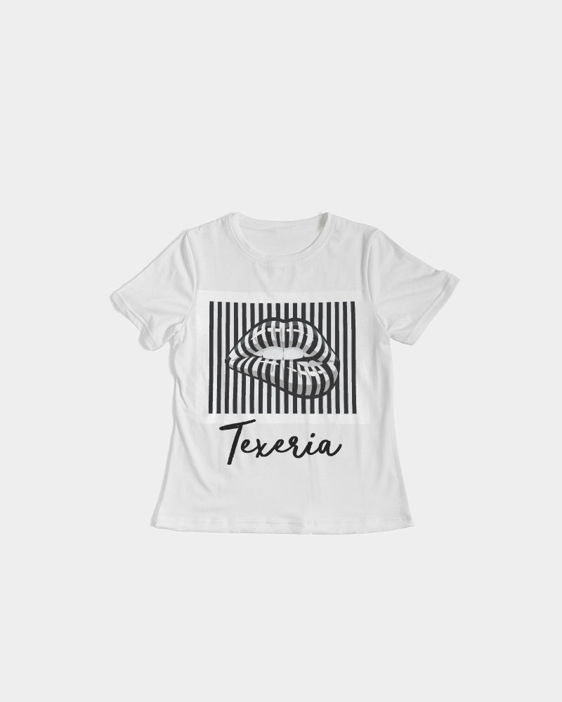 Pin Stripe Lips Women's Tee