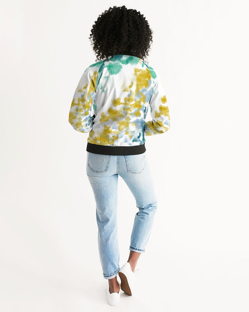 Watercolor Women's Bomber Jacket