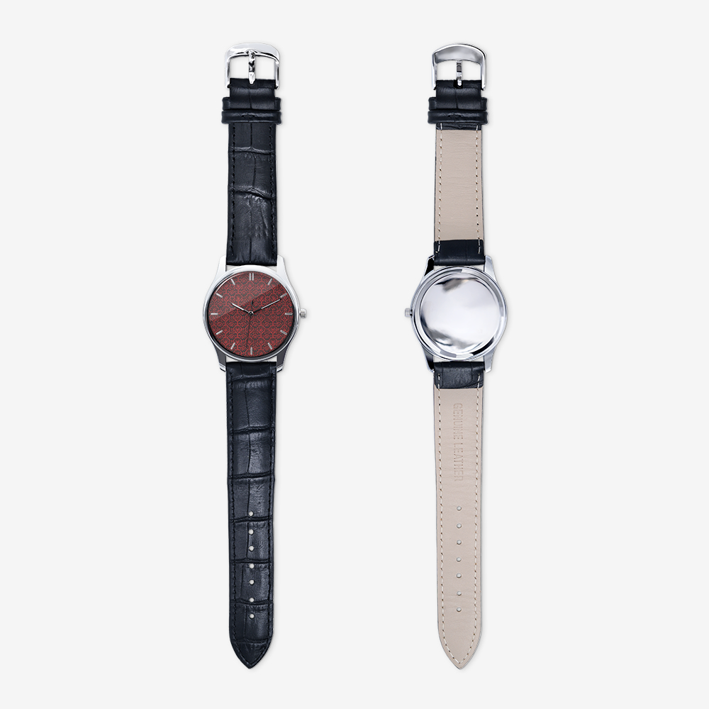 Chandelier Red Classic Fashion Unisex Print Black Quartz Watch