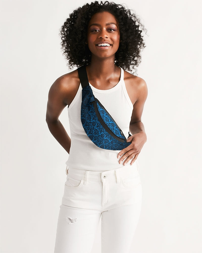 chandelier blue Crossbody Sling Bag