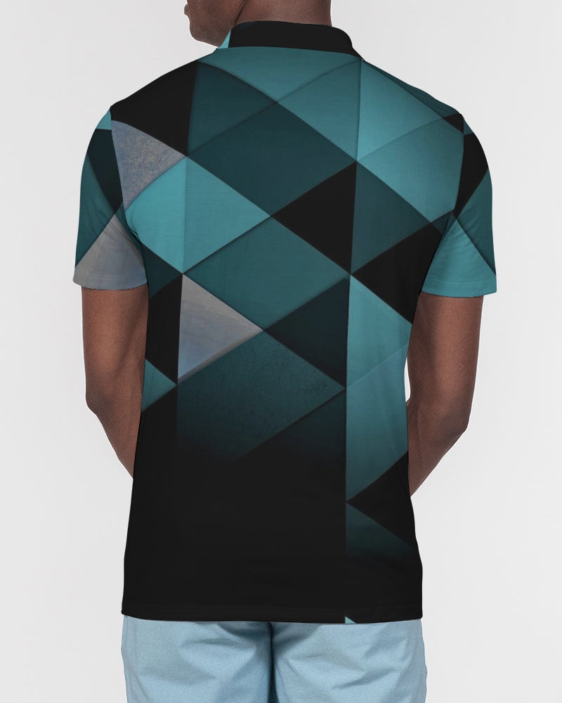Triangle Men's Slim Fit Short Sleeve Polo