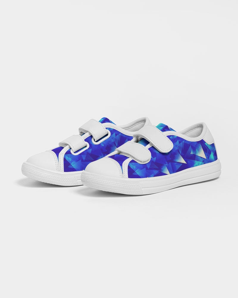 Crystal Blue Kids Velcro Sneaker