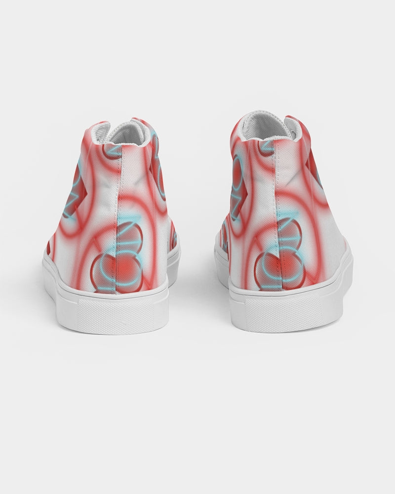 No love 2 Women's Hightop Canvas Shoe