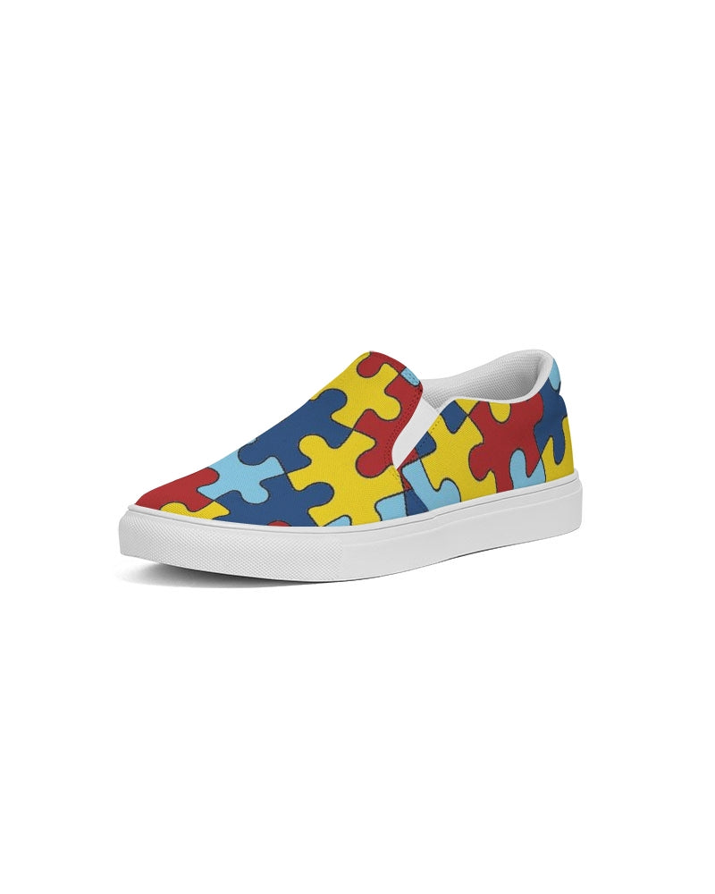 Autism Awareness FC4 Women's Slip-On Canvas Shoe