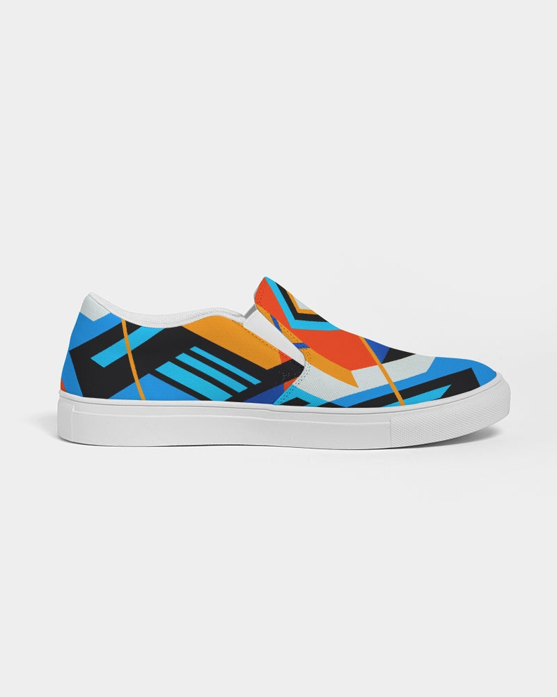 Aztec blue Women's Slip-On Canvas Shoe