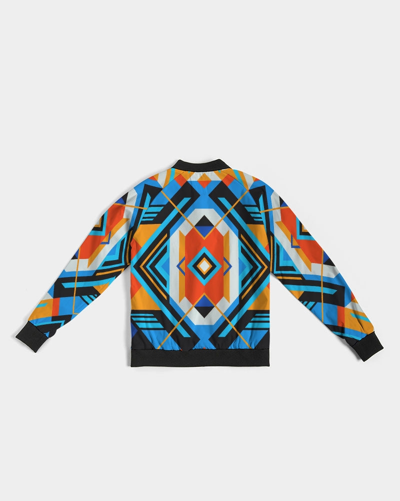 Aztec blue Women's Bomber Jacket