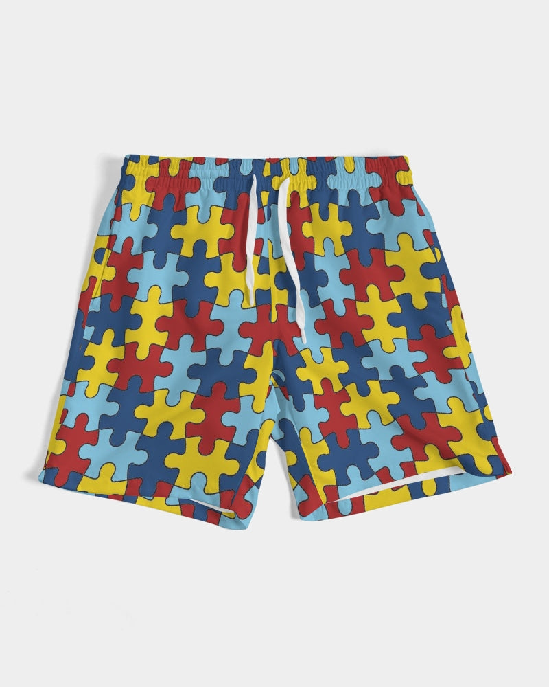 Autism Awareness FC4 Men's Swim Trunk