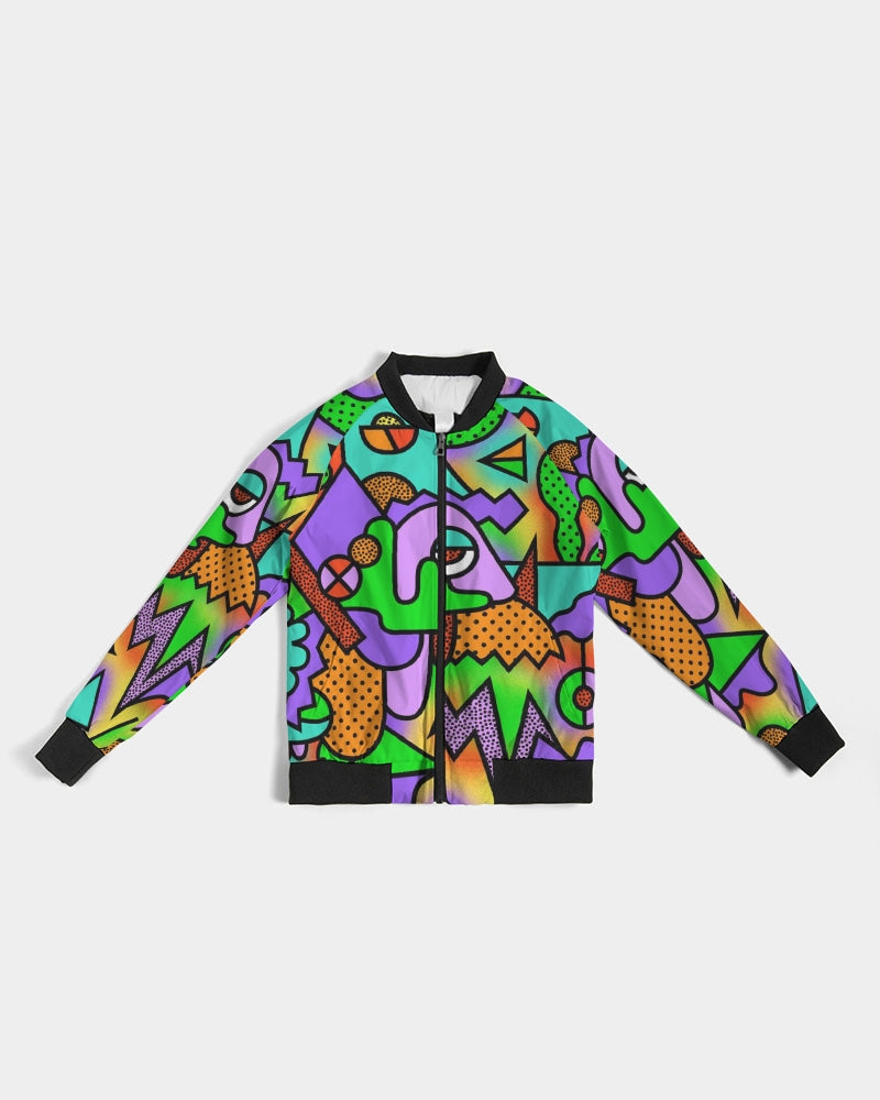 Abstract Women's Bomber Jacket
