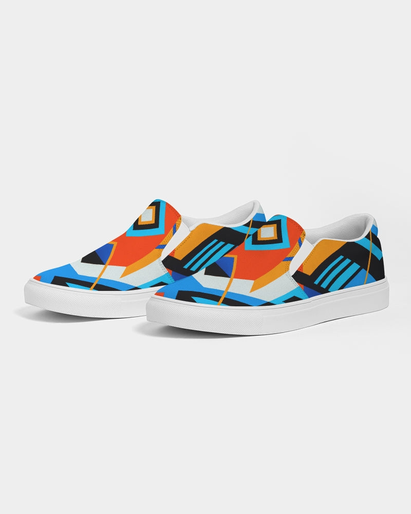 Aztec blue Women's Slip-On Canvas Shoe
