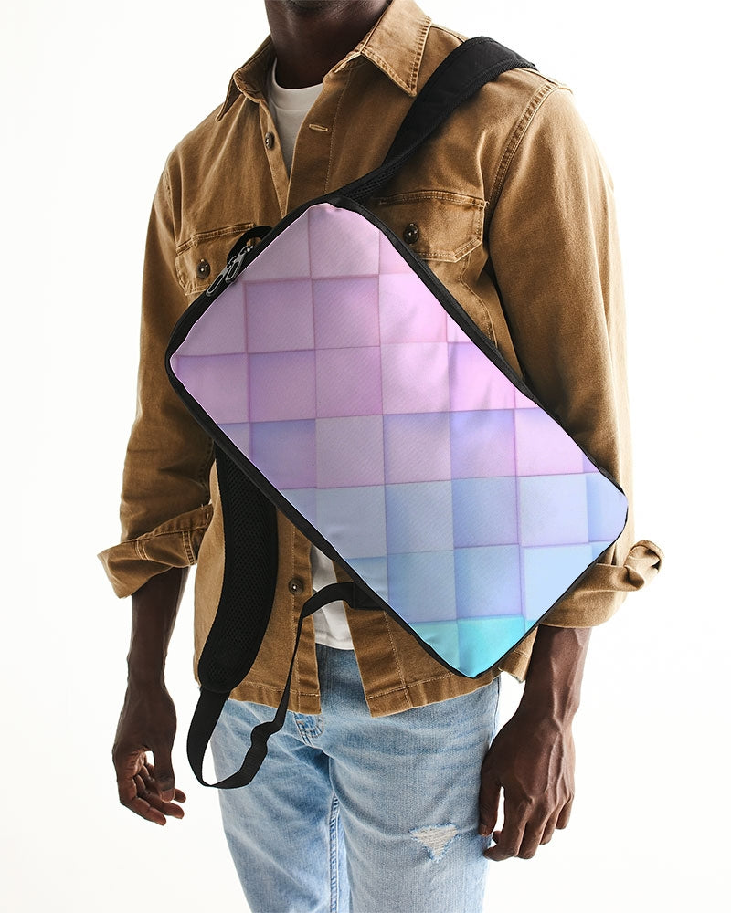 Pastel diamonds Slim Tech Backpack