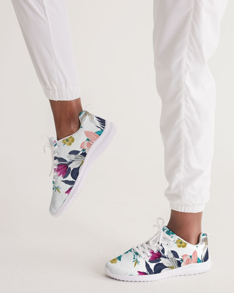 Warm Floral Women's Athletic Shoe