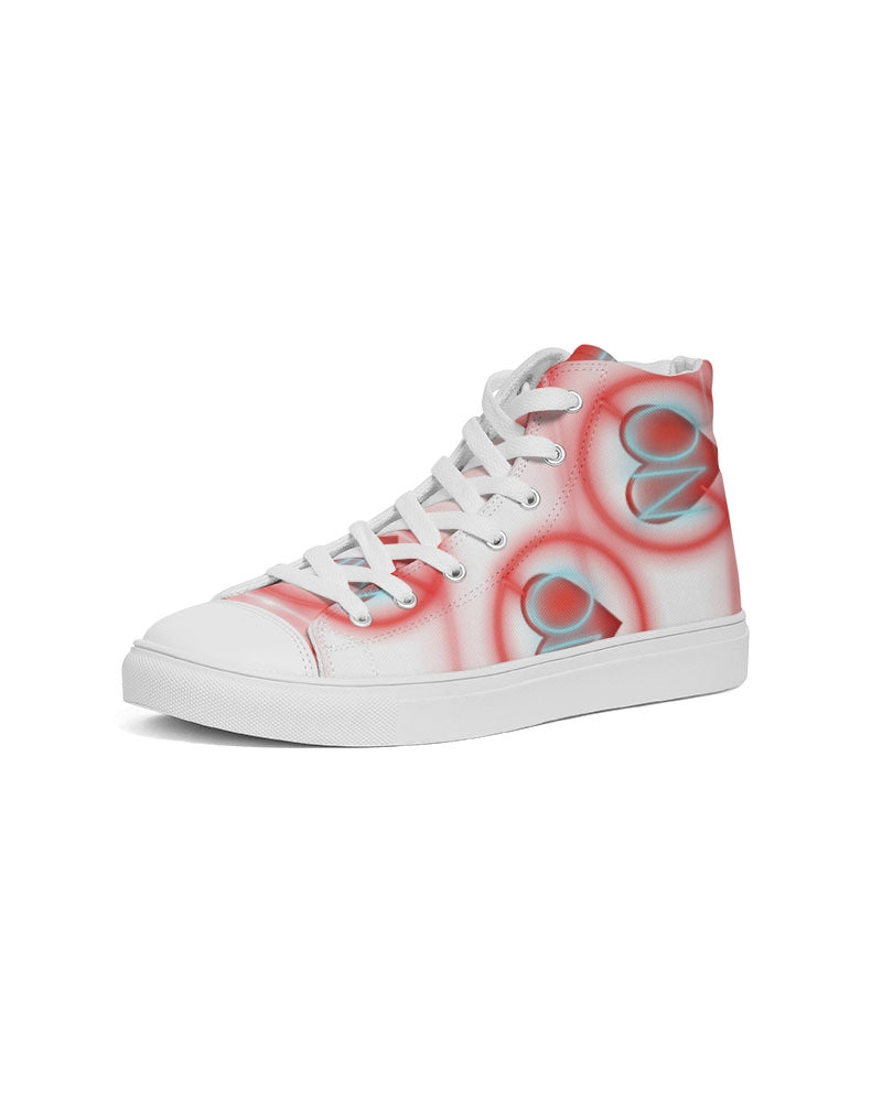 No love 2 Women's Hightop Canvas Shoe