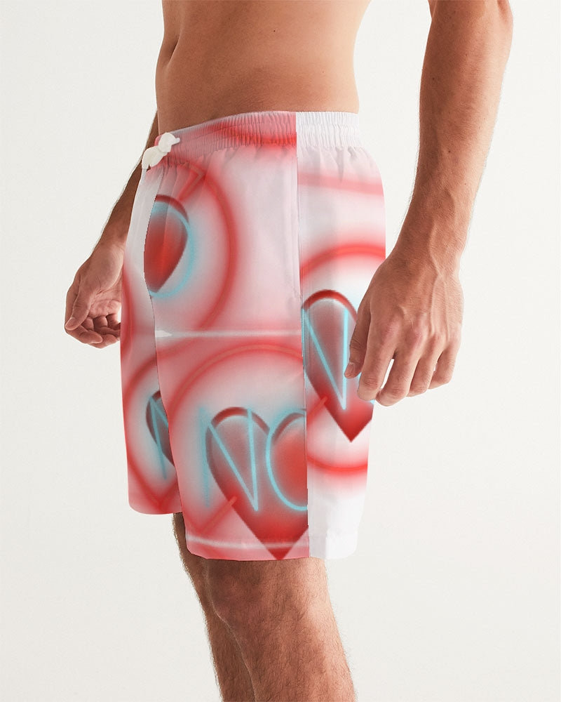 No love 2 Men's Swim Trunk