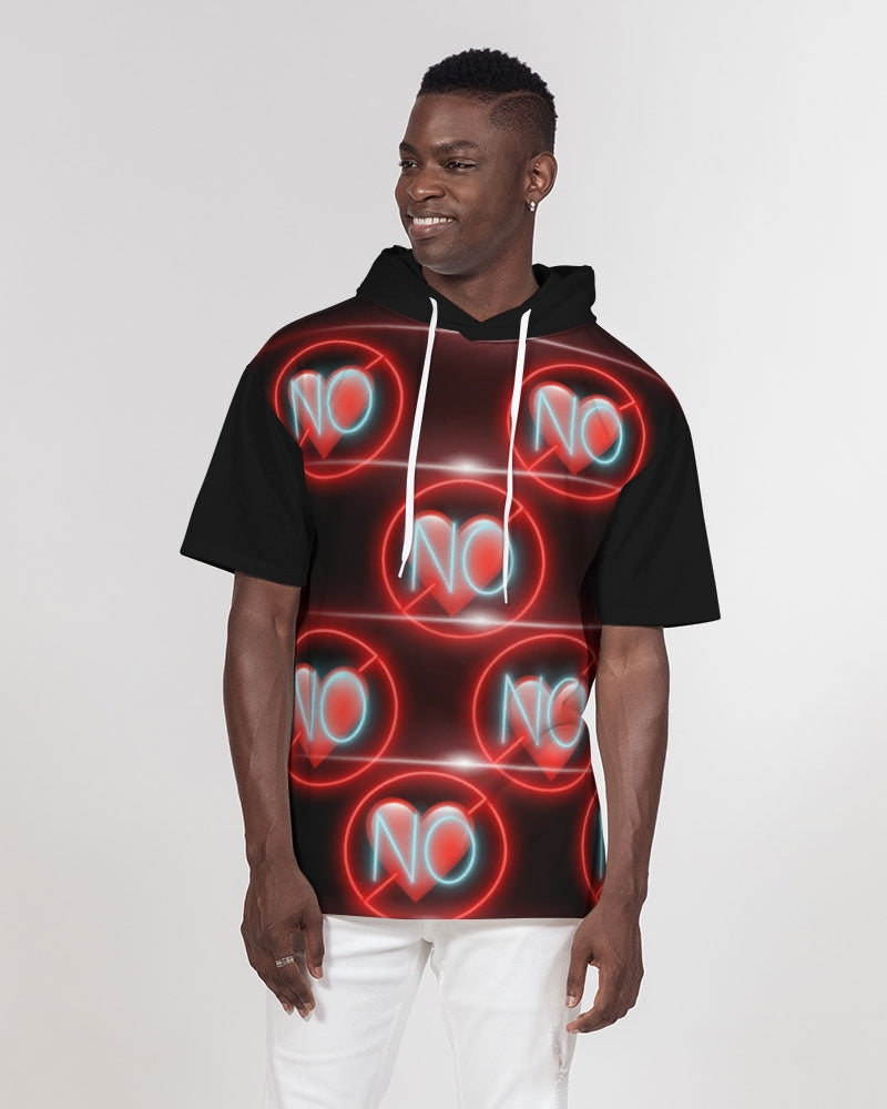 No love 3 Men's Premium Heavyweight Short Sleeve Hoodie