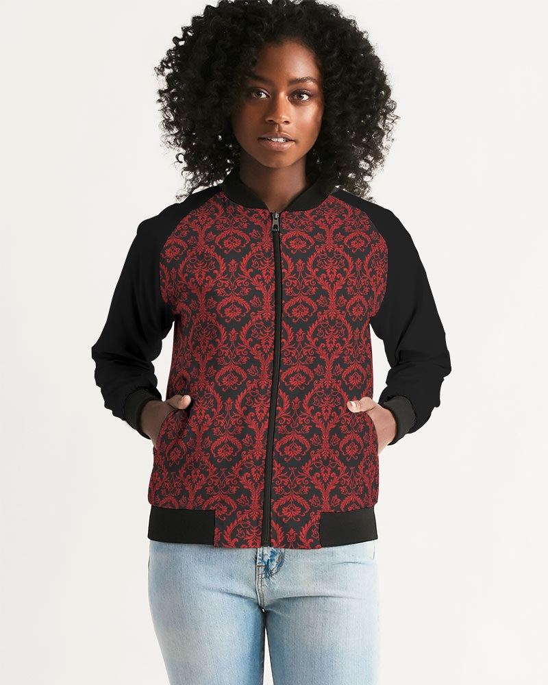 Chandelier Red Women's Bomber Jacket