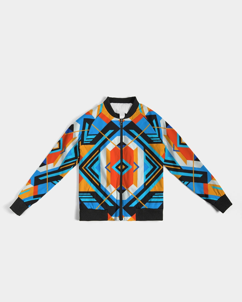 Aztec blue Women's Bomber Jacket