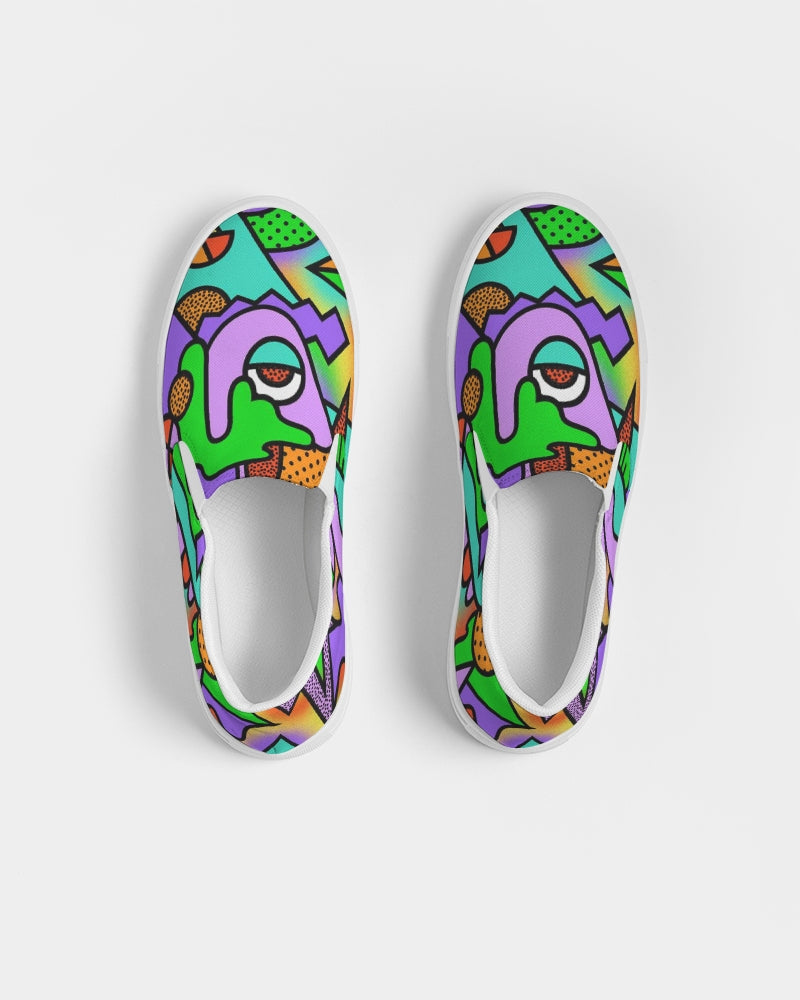 abstract Men's Slip-On Canvas Shoe