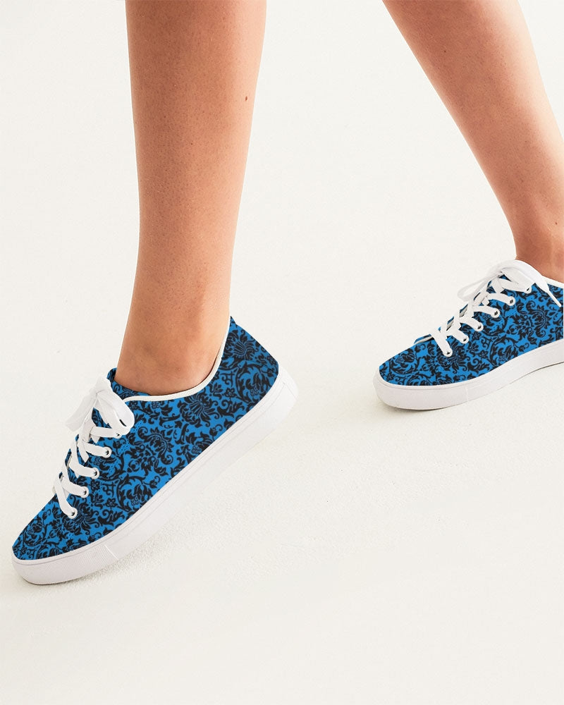 chandelier blue Women's Faux-Leather Sneaker