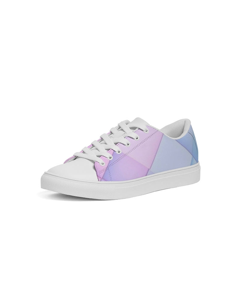 Pastel diamonds Women's Faux-Leather Sneaker
