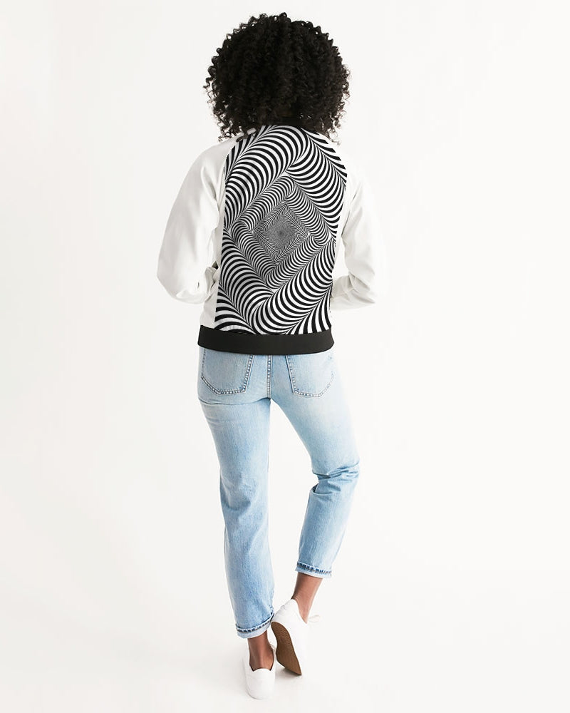 Optical illusion Women's Bomber Jacket