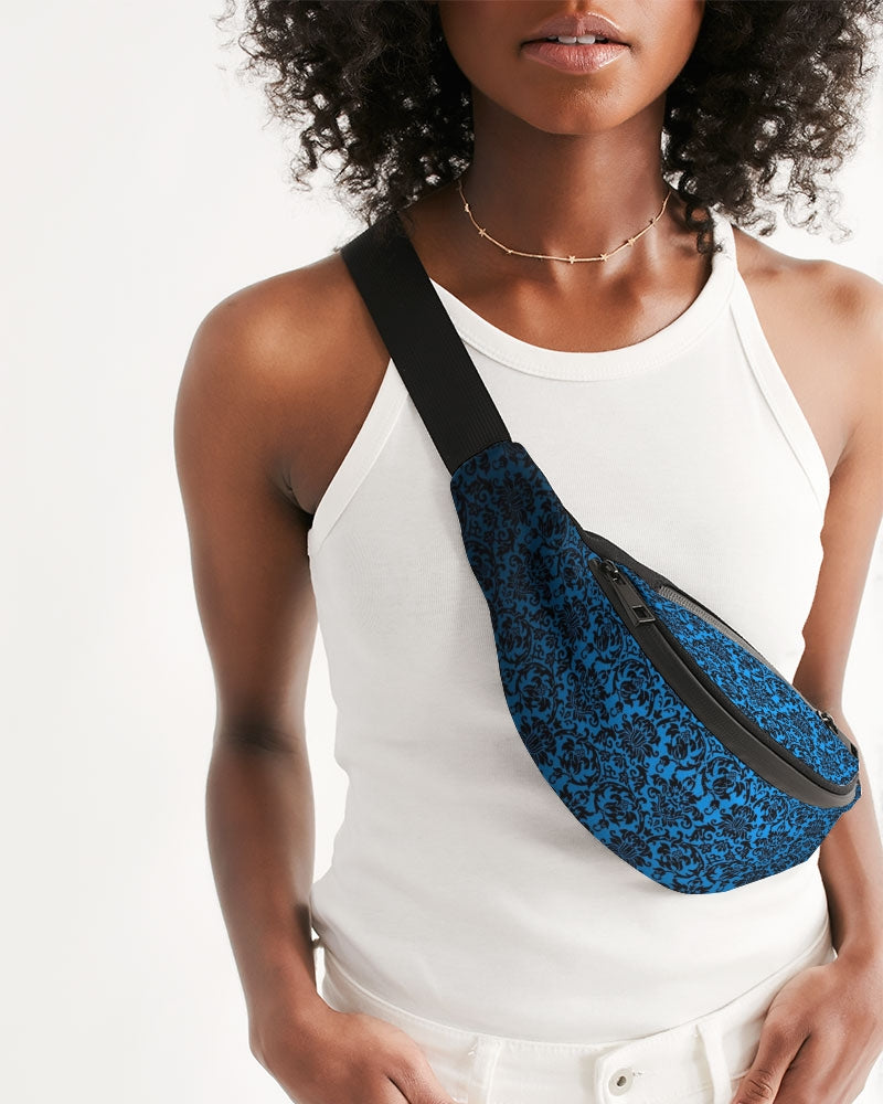 chandelier blue Crossbody Sling Bag
