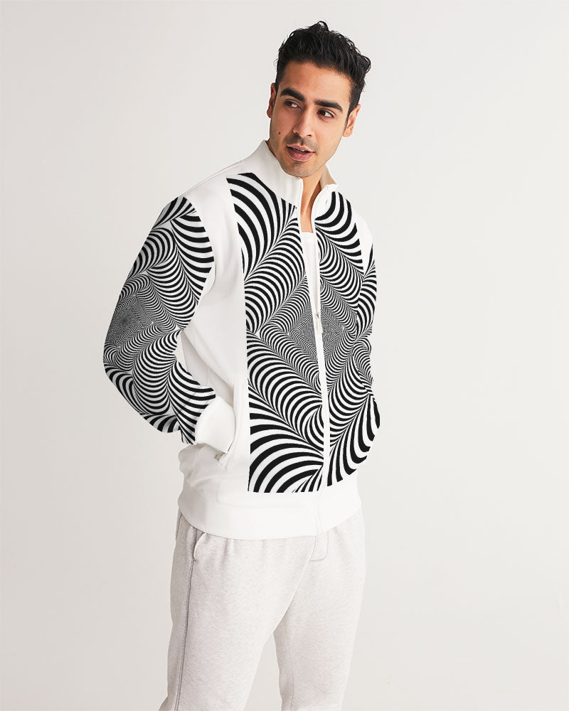Optical illusion Men's Track Jacket