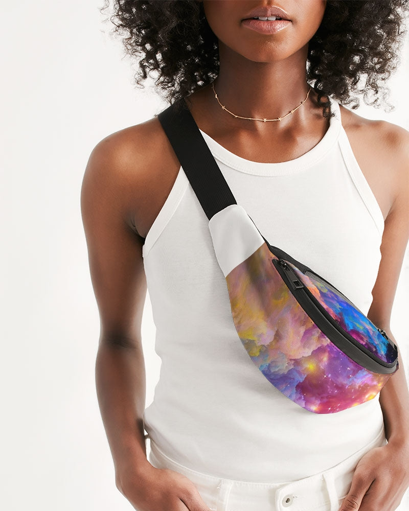Colorful Smoke Crossbody Sling Bag