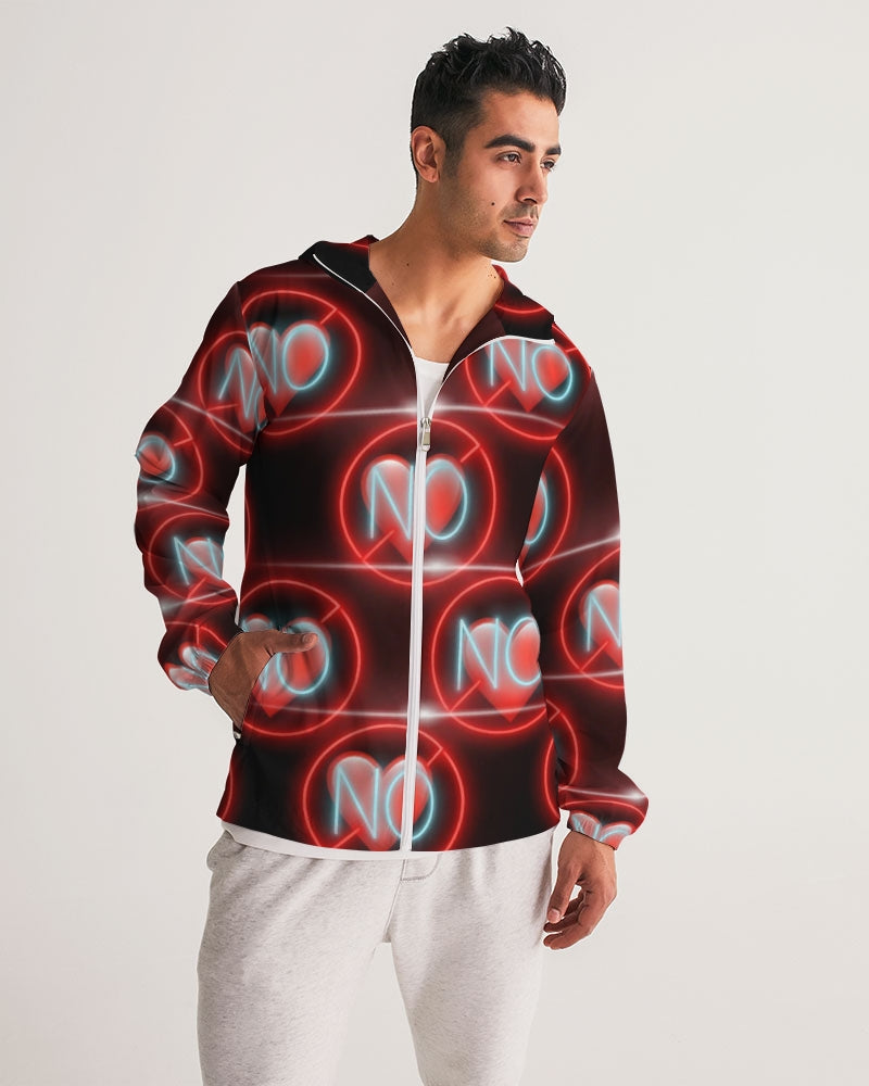No love 3 Men's Windbreaker
