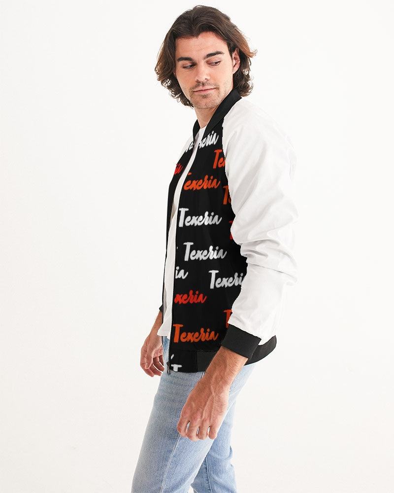 Texeria Monogram Red Men's Bomber Jacket
