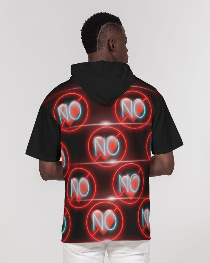 No love 3 Men's Premium Heavyweight Short Sleeve Hoodie