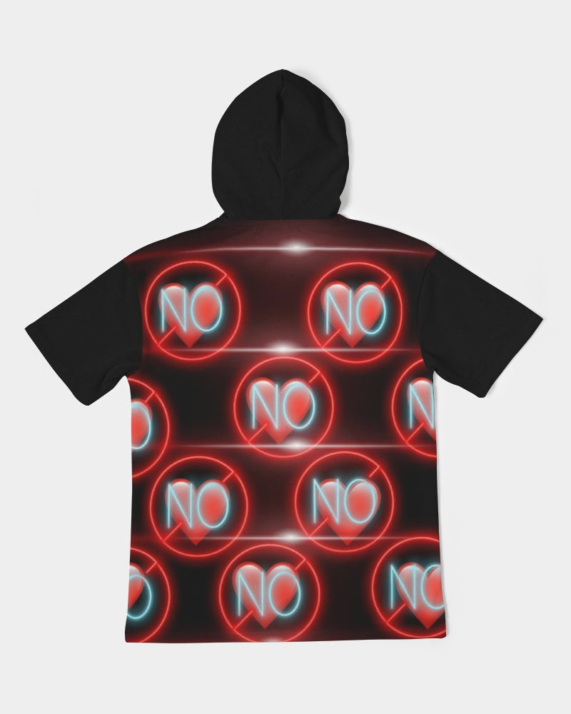 No love 3 Men's Premium Heavyweight Short Sleeve Hoodie