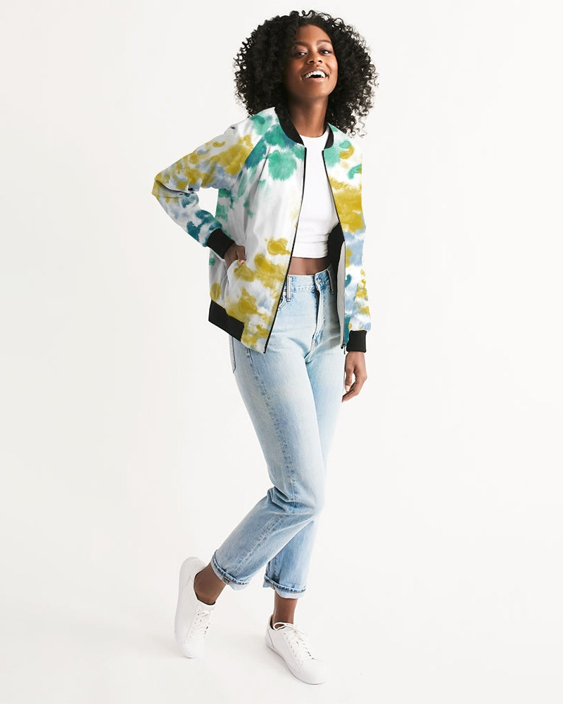 Watercolor Women's Bomber Jacket