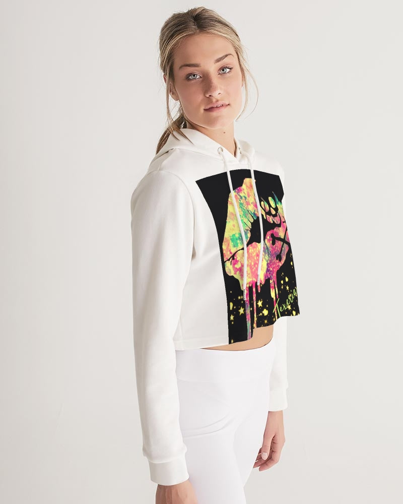 Poisonous kisses Women's Cropped Hoodie