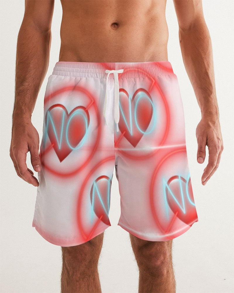 No love 2 Men's Swim Trunk