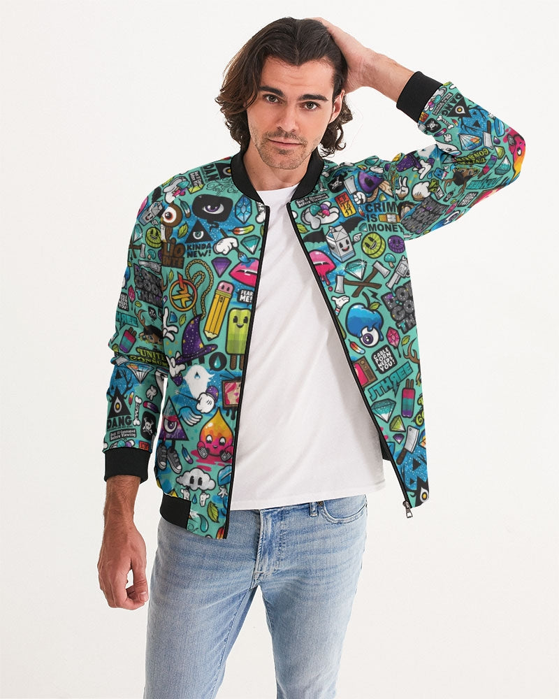 Cartoon massacre Men's Bomber Jacket